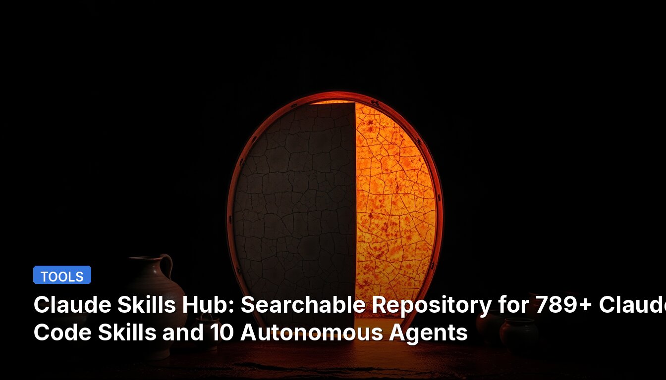 Claude Skills Hub: Searchable Repository for 789+ Claude Code Skills and 10 Autonomous Agents