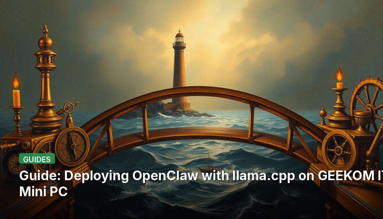 Guide: Deploying OpenClaw with llama.cpp on GEEKOM IT15 Mini PC