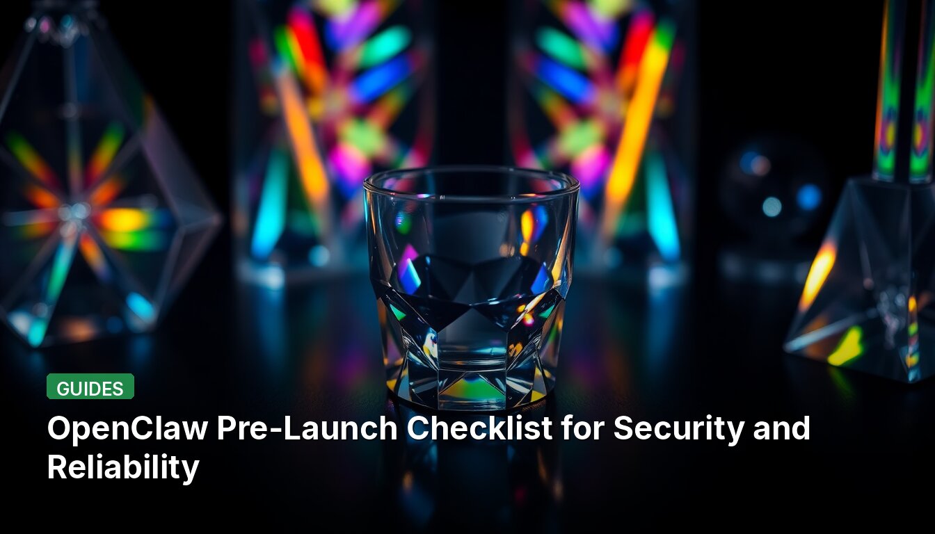 OpenClaw Pre-Launch Checklist for Security and Reliability