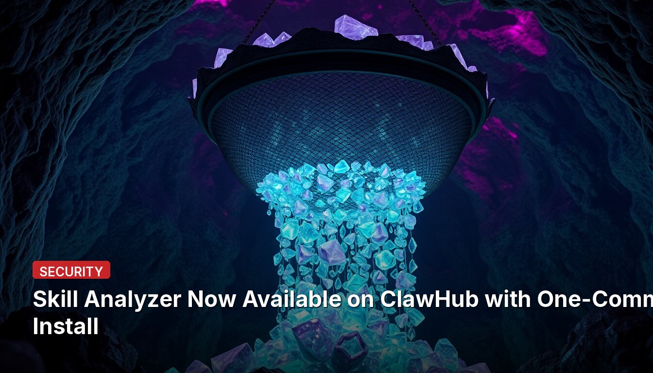 Skill Analyzer Now Available on ClawHub with One-Command Install