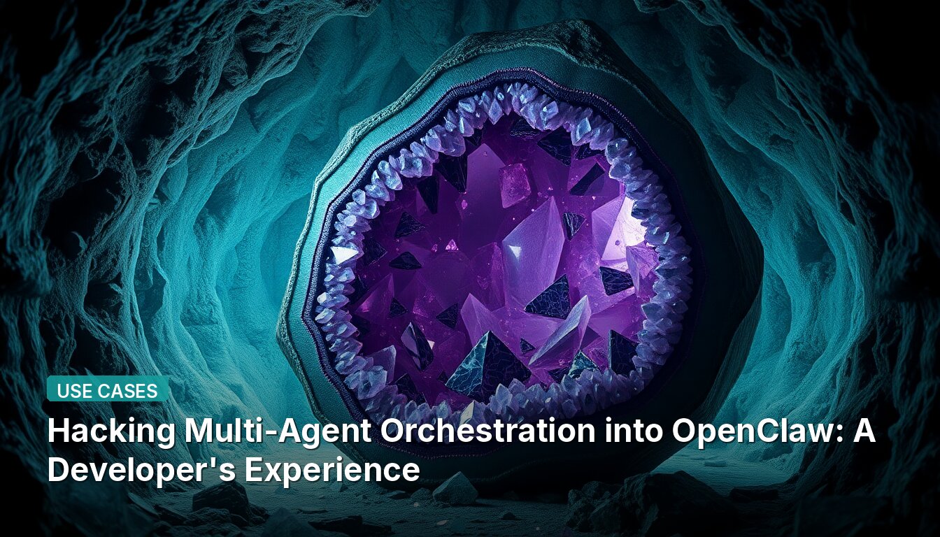 Hacking Multi-Agent Orchestration into OpenClaw: A Developer's Experience