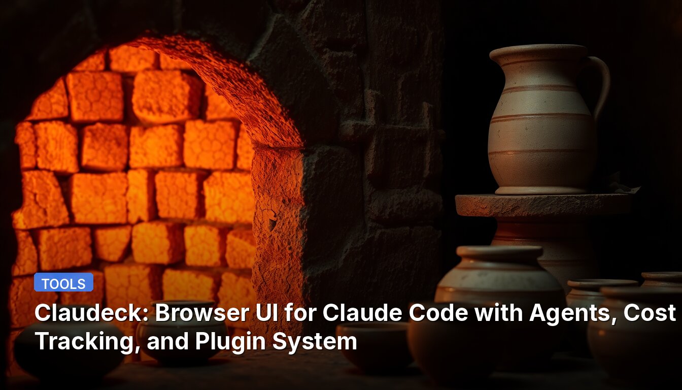 Claudeck: Browser UI for Claude Code with Agents, Cost Tracking, and Plugin System