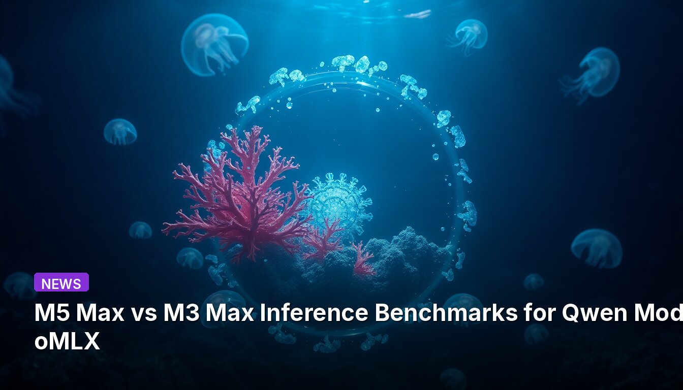 M5 Max vs M3 Max Inference Benchmarks for Qwen Models on oMLX