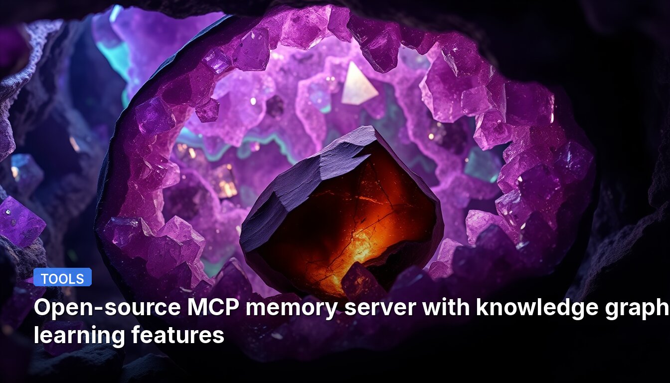 Open-source MCP memory server with knowledge graph and learning features