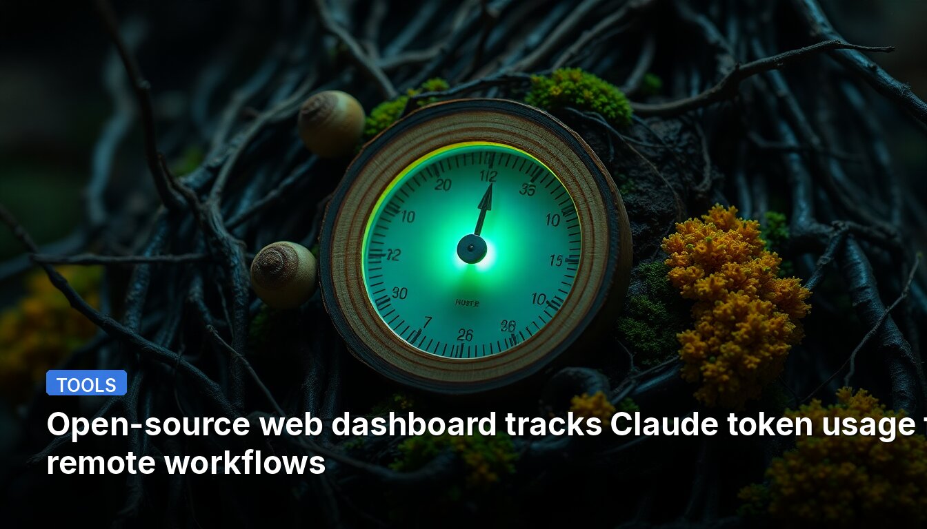 Open-source web dashboard tracks Claude token usage for remote workflows
