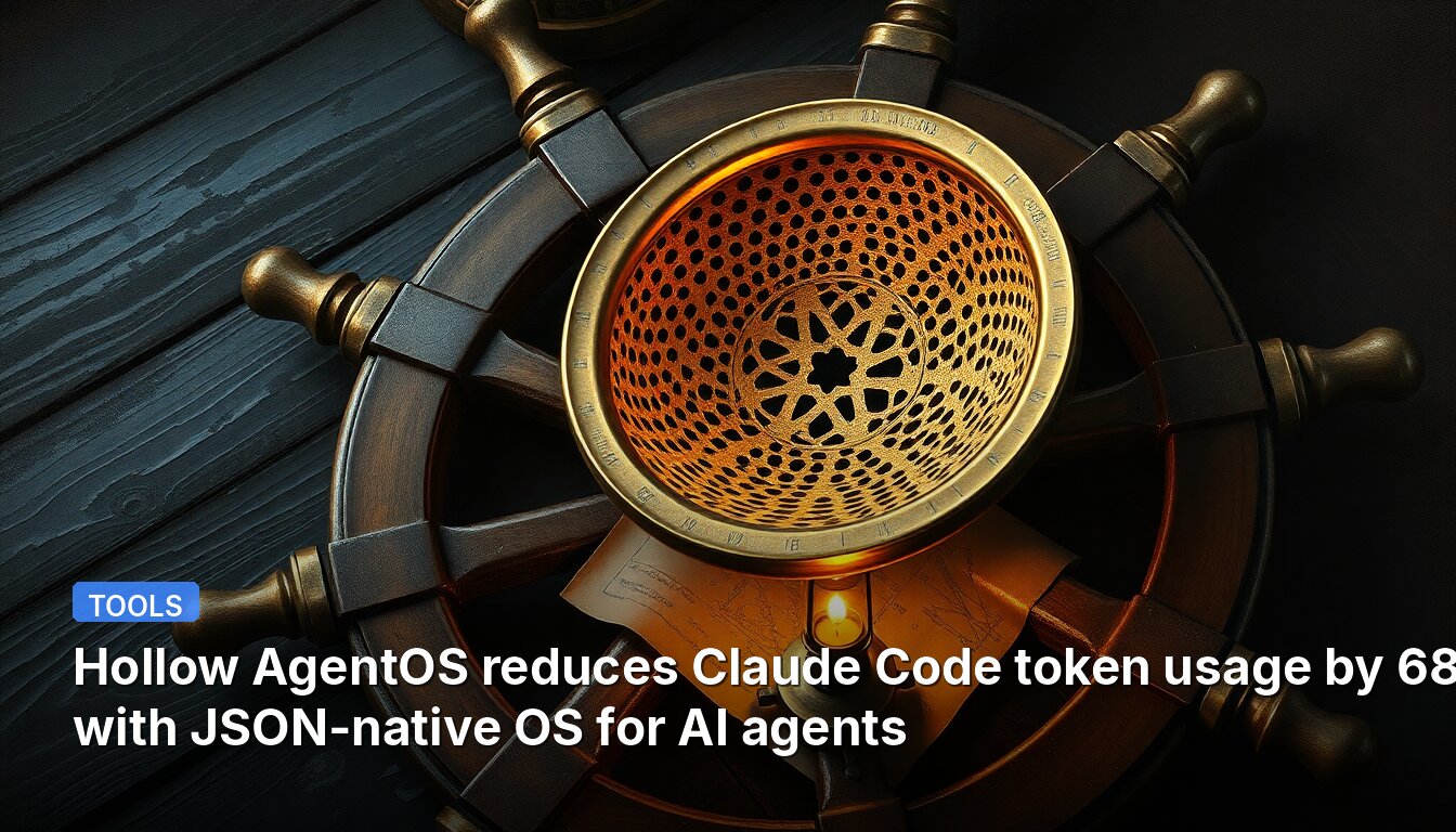 Hollow AgentOS reduces Claude Code token usage by 68.5% with JSON-native OS for AI agents