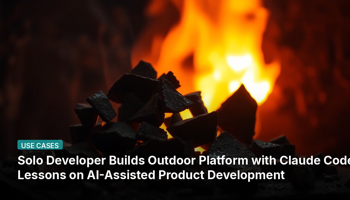 Solo Developer Builds Outdoor Platform with Claude Code: Lessons on AI-Assisted Product Development