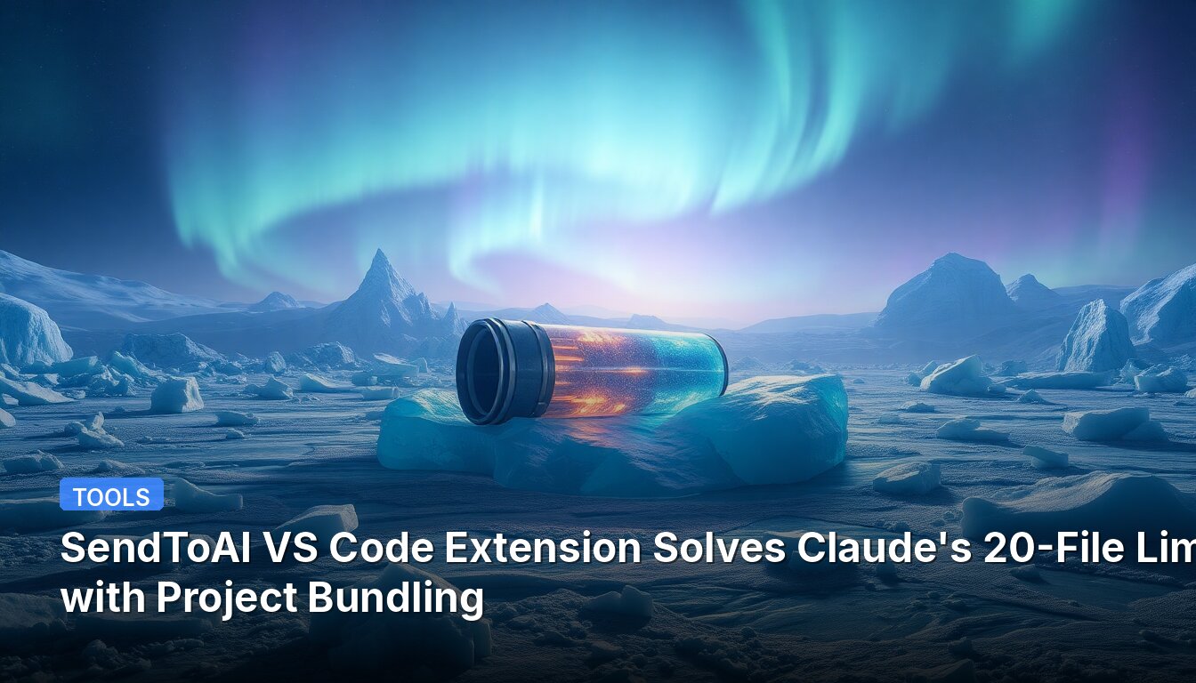 SendToAI VS Code Extension Solves Claude's 20-File Limit with Project Bundling