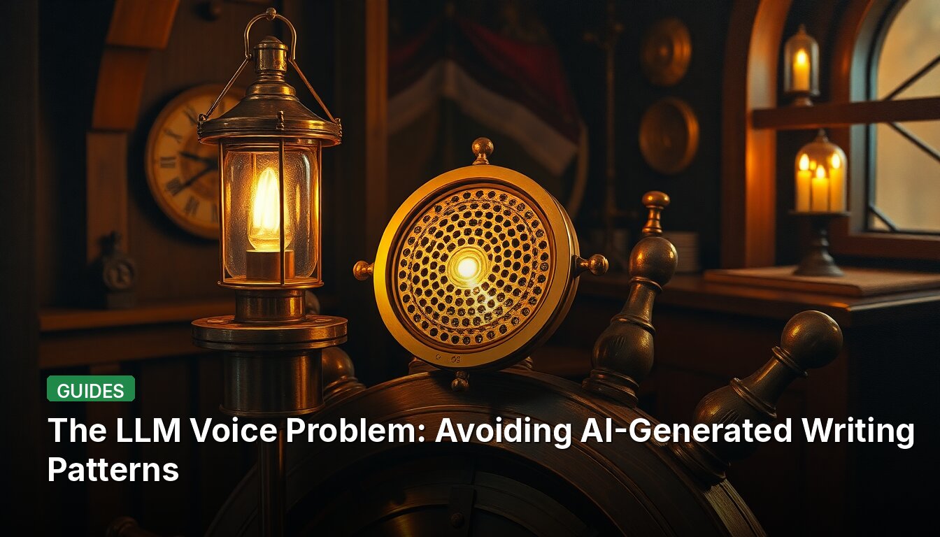 The LLM Voice Problem: Avoiding AI-Generated Writing Patterns