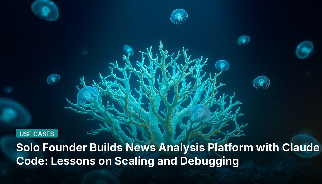 Solo Founder Builds News Analysis Platform with Claude Code: Lessons on Scaling and Debugging