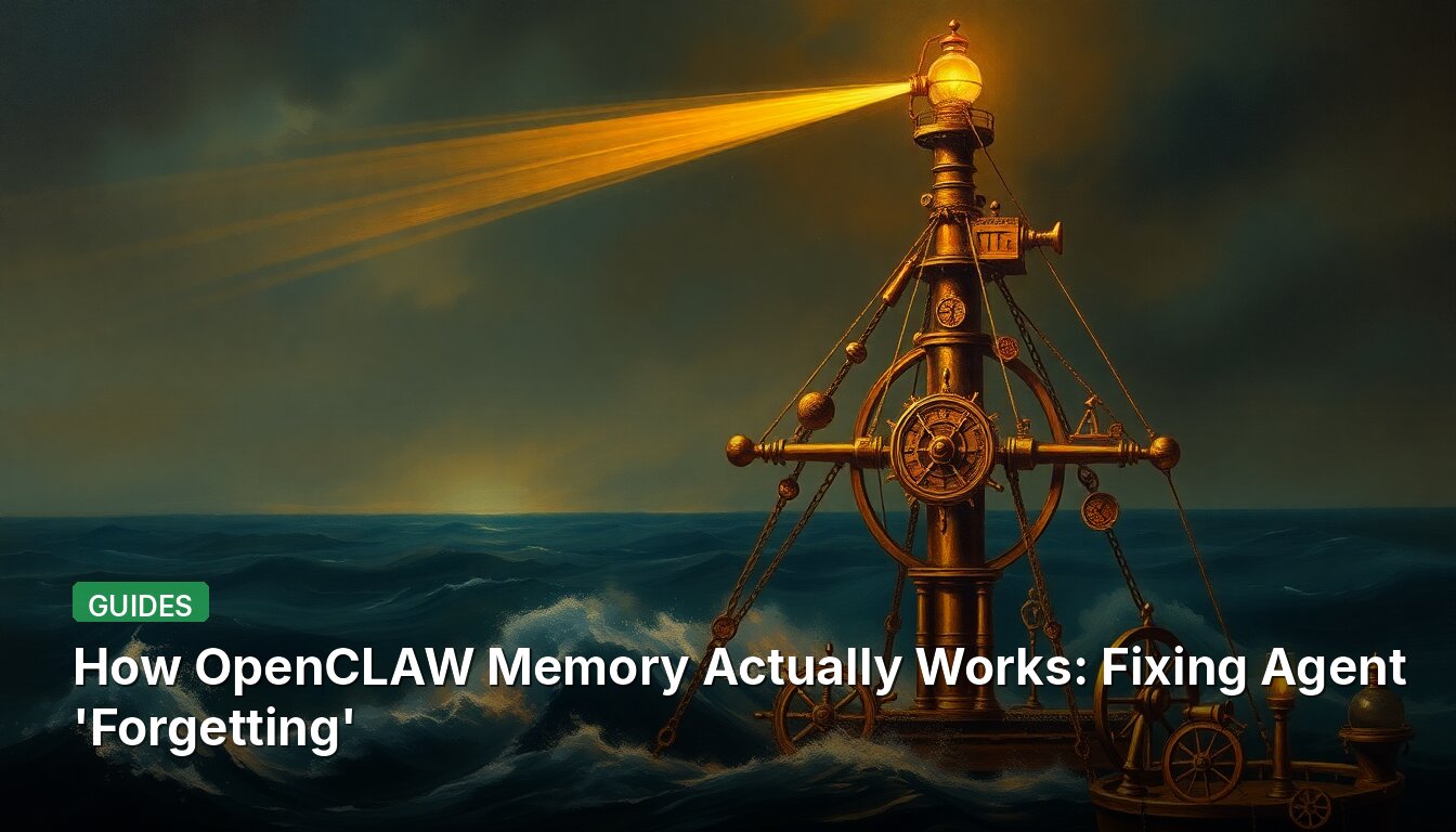 How OpenCLAW Memory Actually Works: Fixing Agent 'Forgetting'