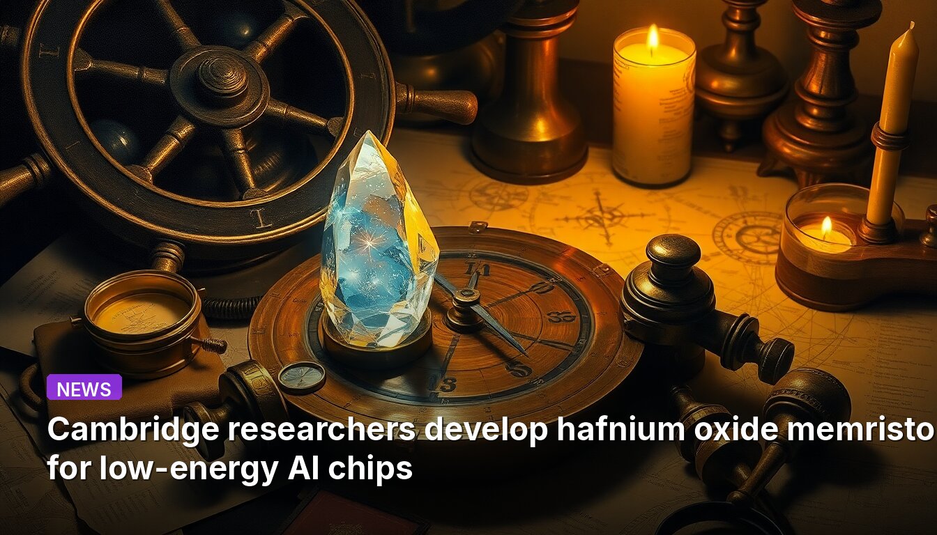 Cambridge researchers develop hafnium oxide memristor for low-energy AI chips