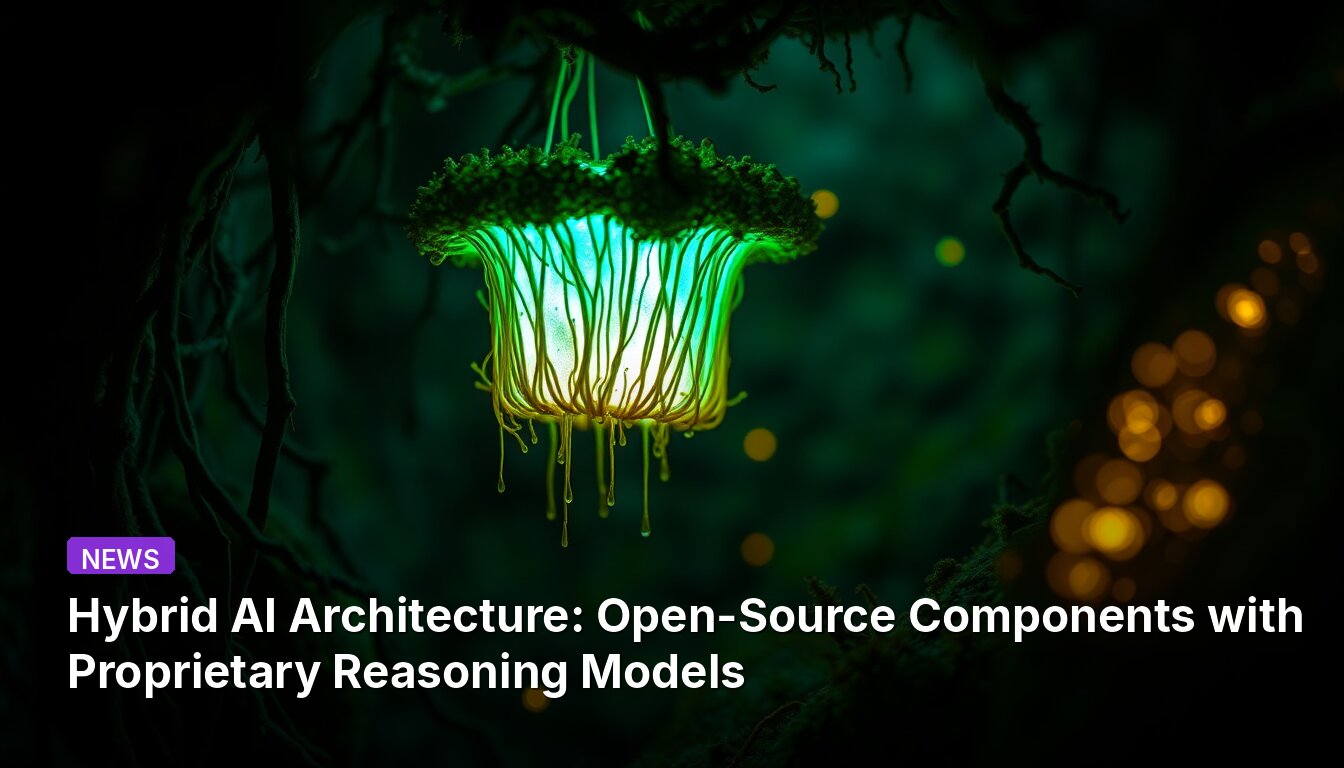 Hybrid AI Architecture: Open-Source Components with Proprietary Reasoning Models