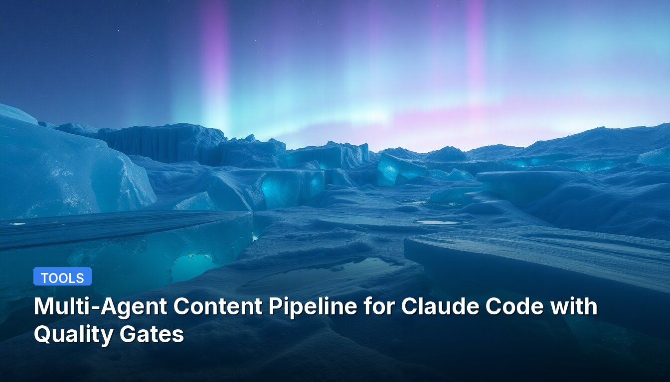 Multi-Agent Content Pipeline for Claude Code with Quality Gates