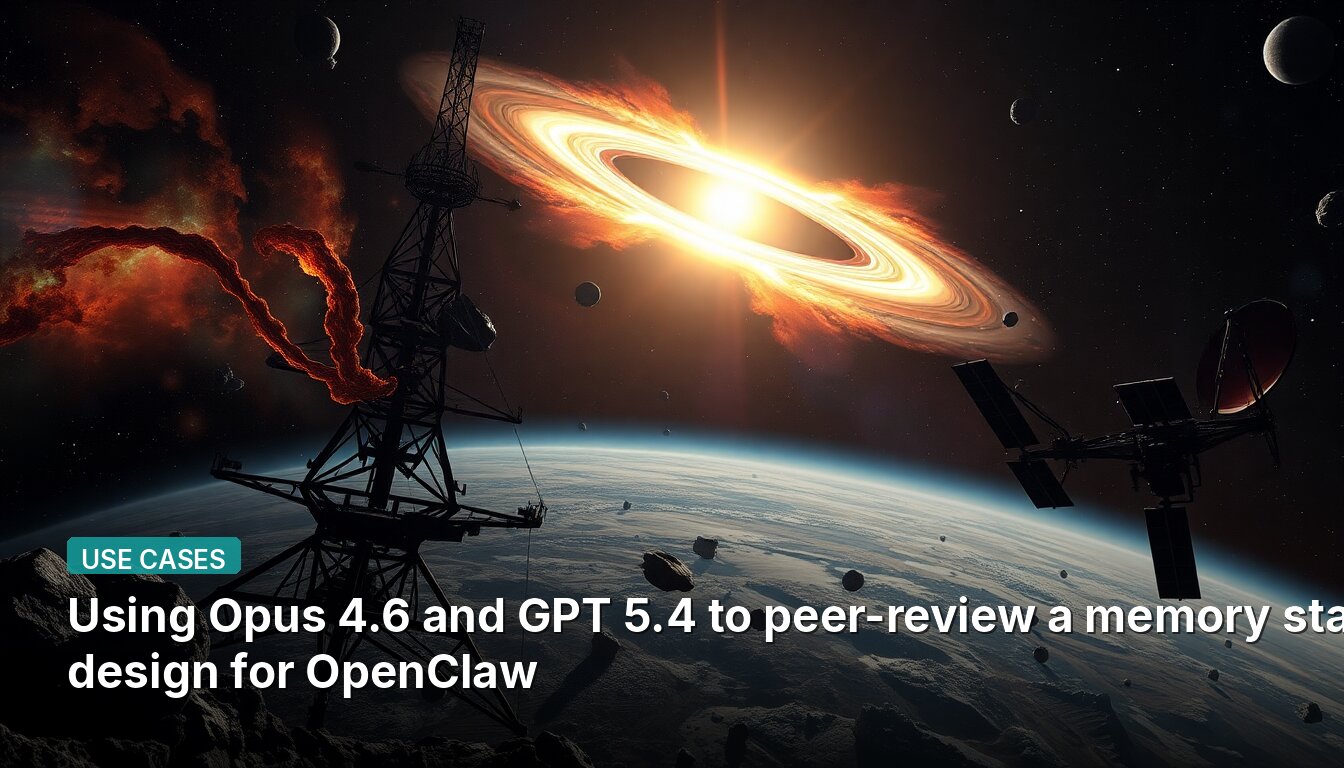 Using Opus 4.6 and GPT 5.4 to peer-review a memory stack design for OpenClaw