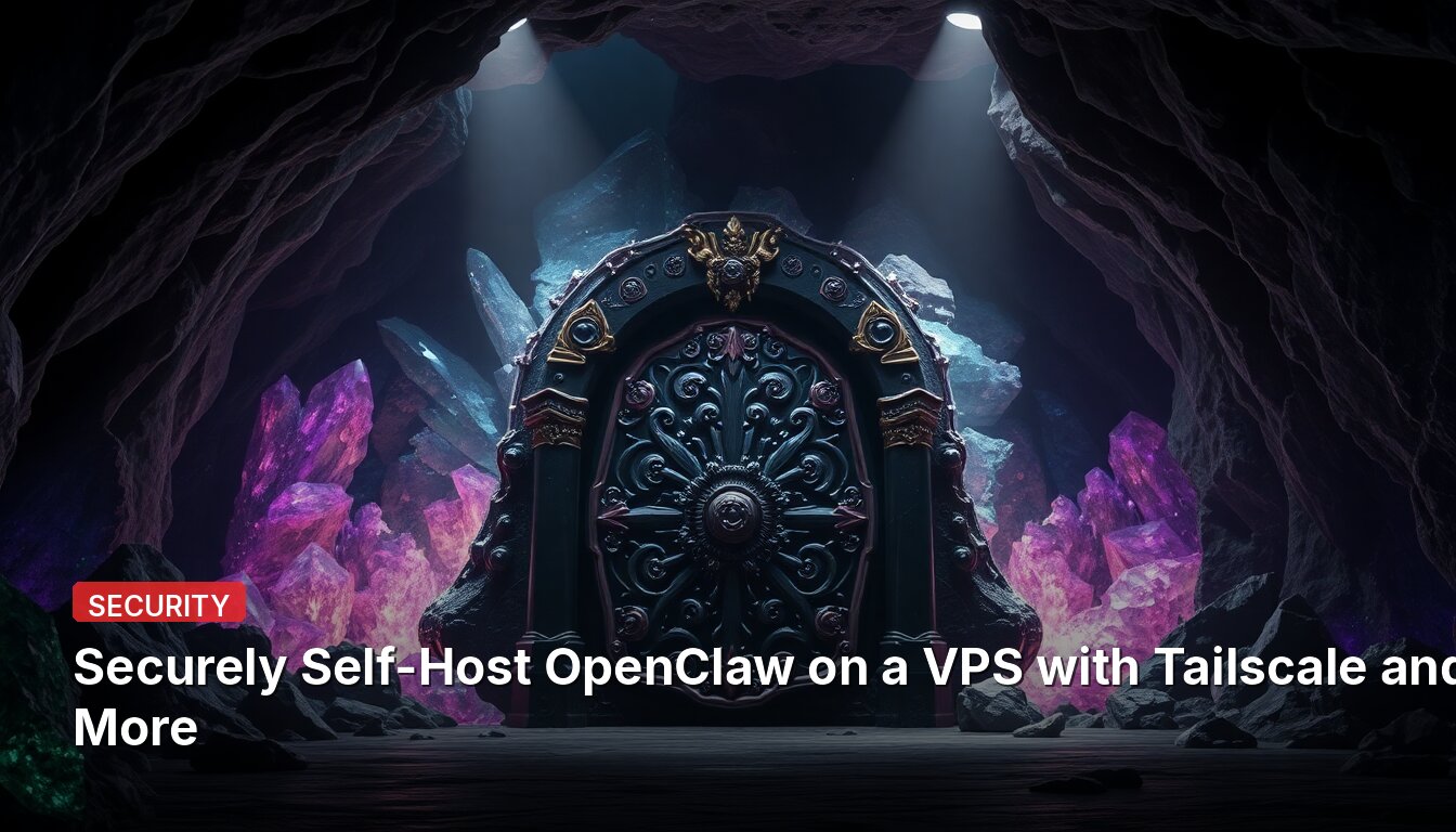 Securely Self-Host OpenClaw on a VPS with Tailscale and More