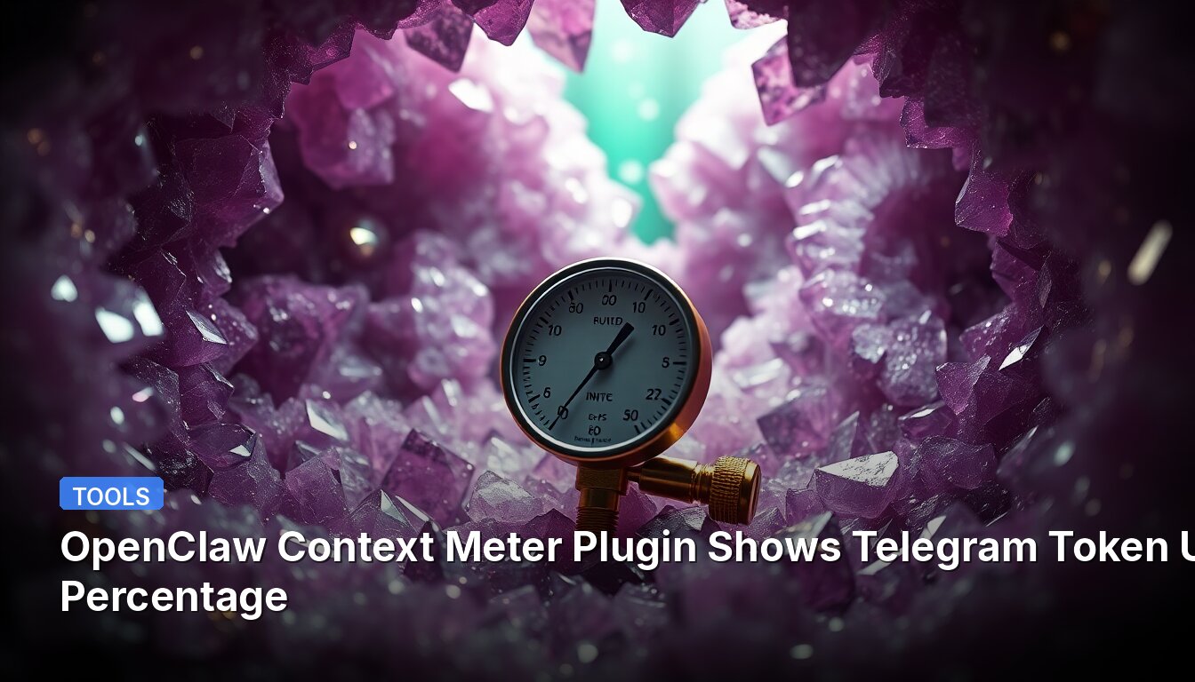 OpenClaw Context Meter Plugin Shows Telegram Token Usage Percentage