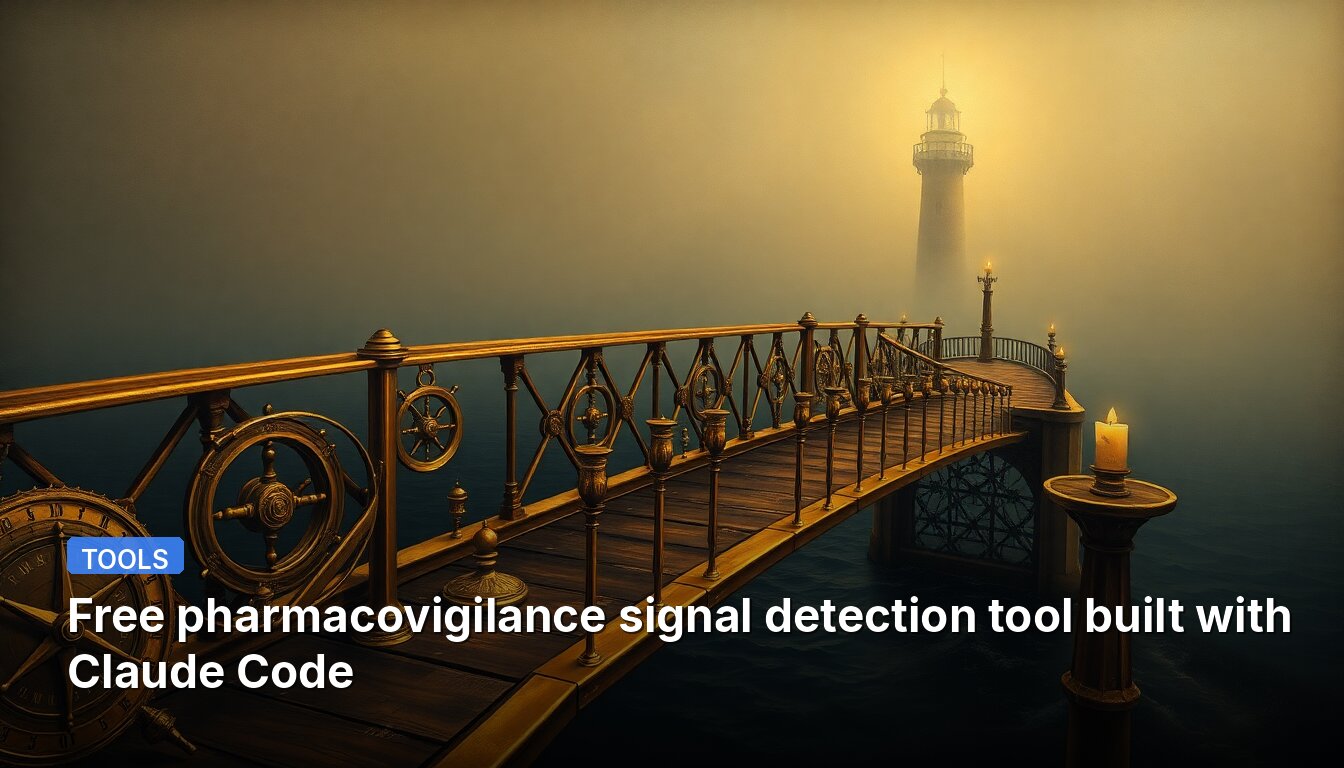 Free pharmacovigilance signal detection tool built with Claude Code