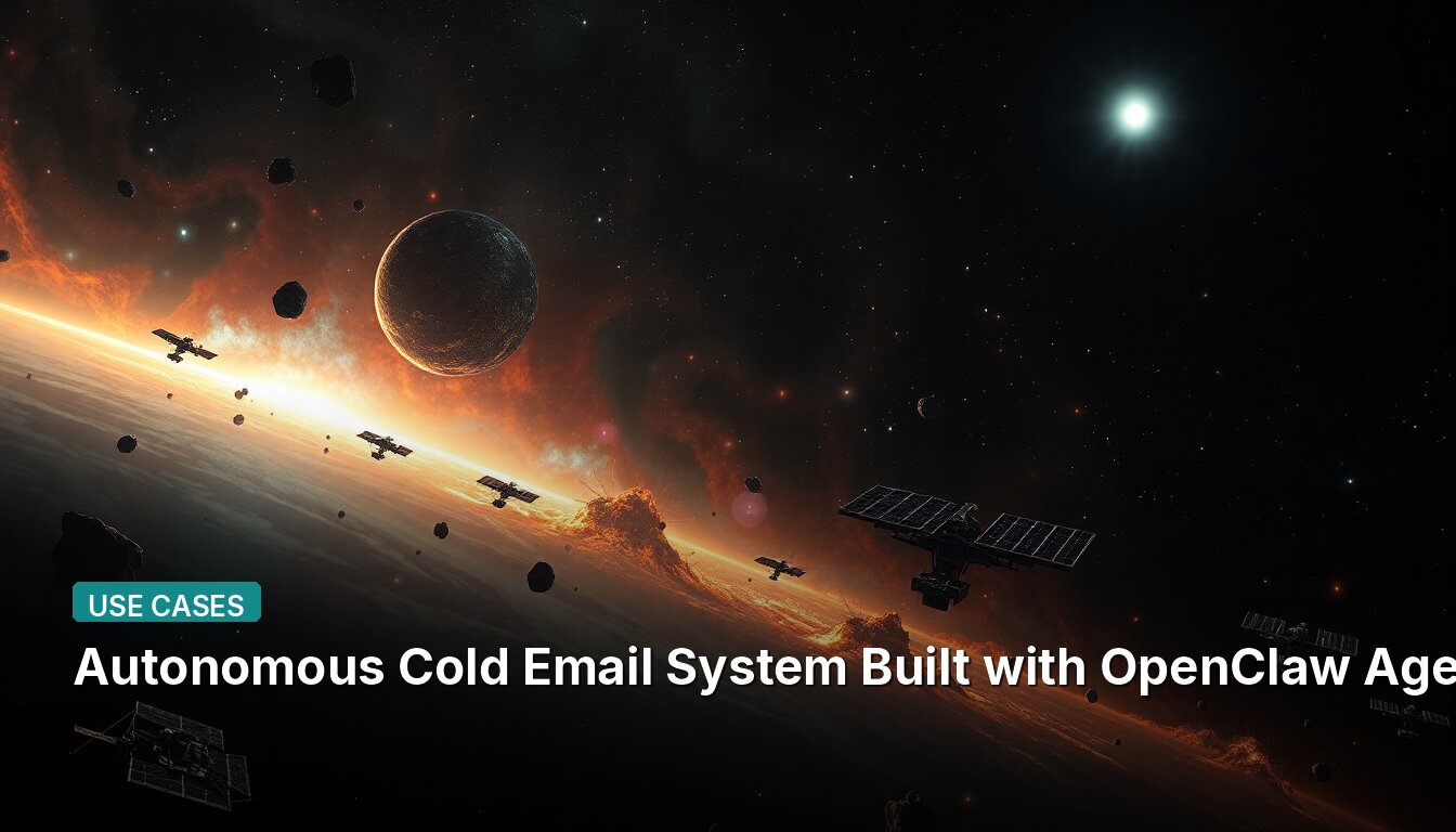 Autonomous Cold Email System Built with OpenClaw Agents