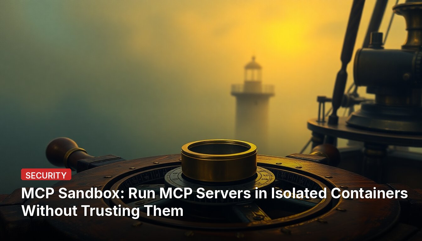 MCP Sandbox: Run MCP Servers in Isolated Containers Without Trusting Them