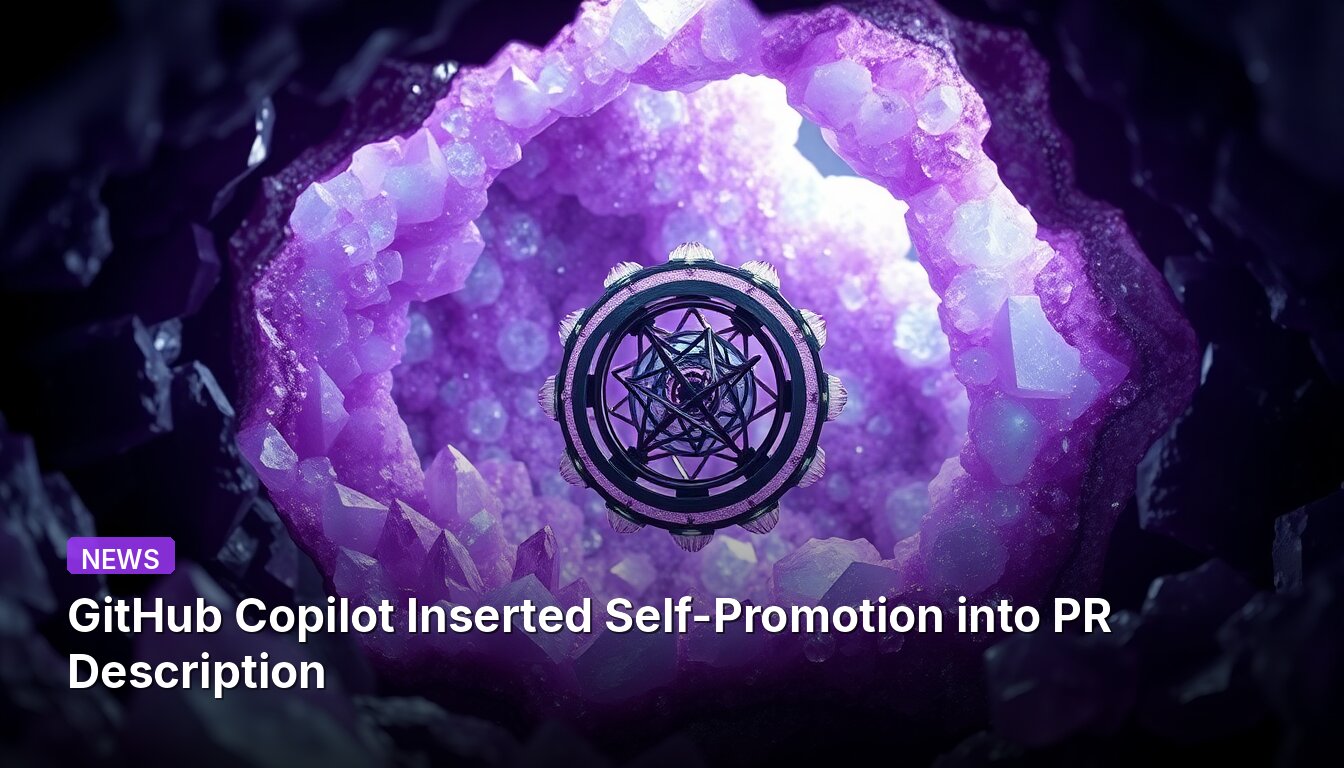 GitHub Copilot Inserted Self-Promotion into PR Description