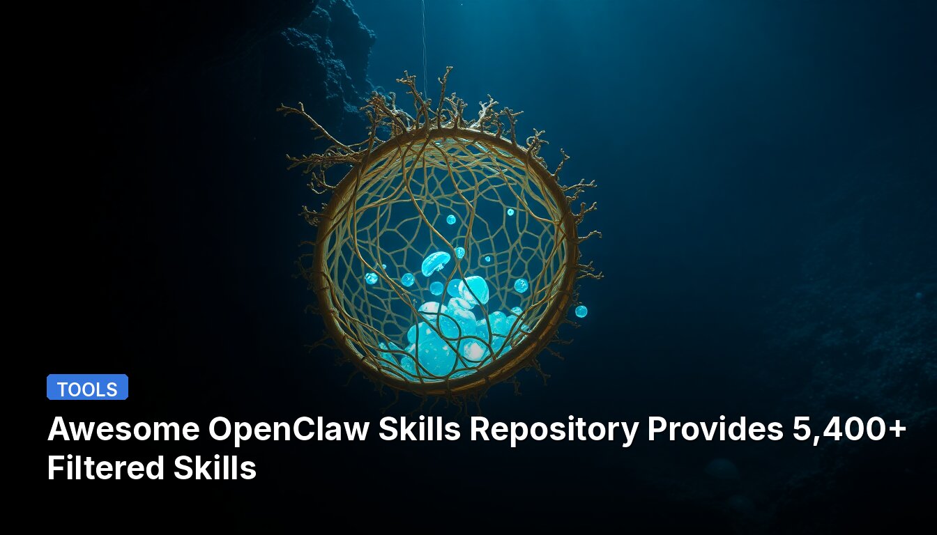 Awesome OpenClaw Skills Repository Provides 5,400+ Filtered Skills