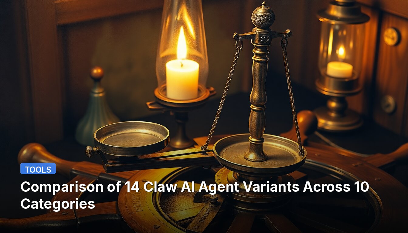 Comparison of 14 Claw AI Agent Variants Across 10 Categories