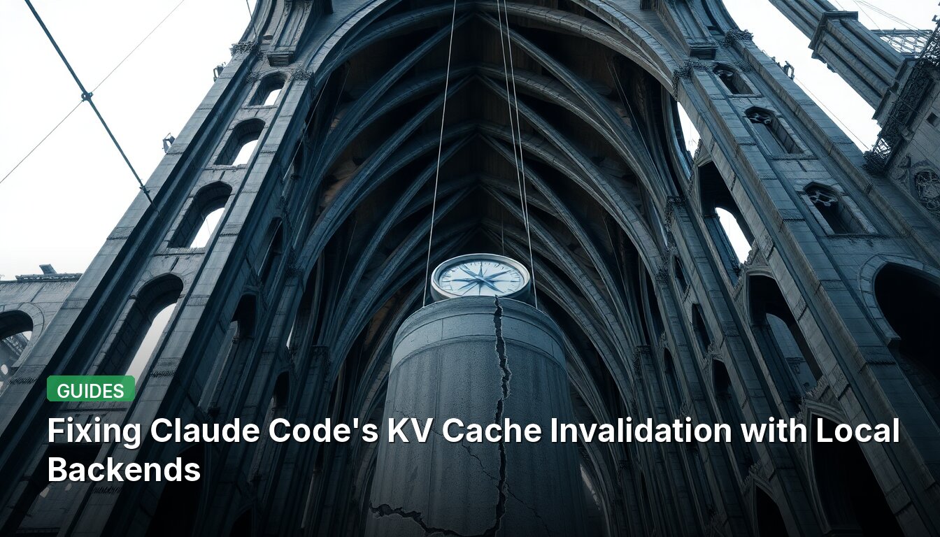 Fixing Claude Code's KV Cache Invalidation with Local Backends
