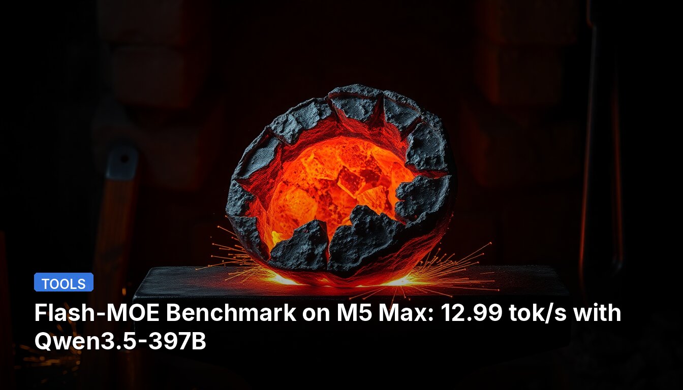 Flash-MOE Benchmark on M5 Max: 12.99 tok/s with Qwen3.5-397B