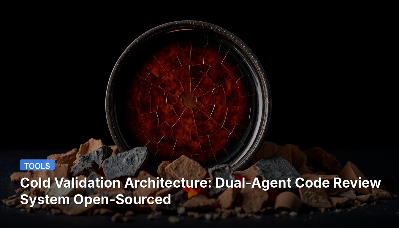 Cold Validation Architecture: Dual-Agent Code Review System Open-Sourced