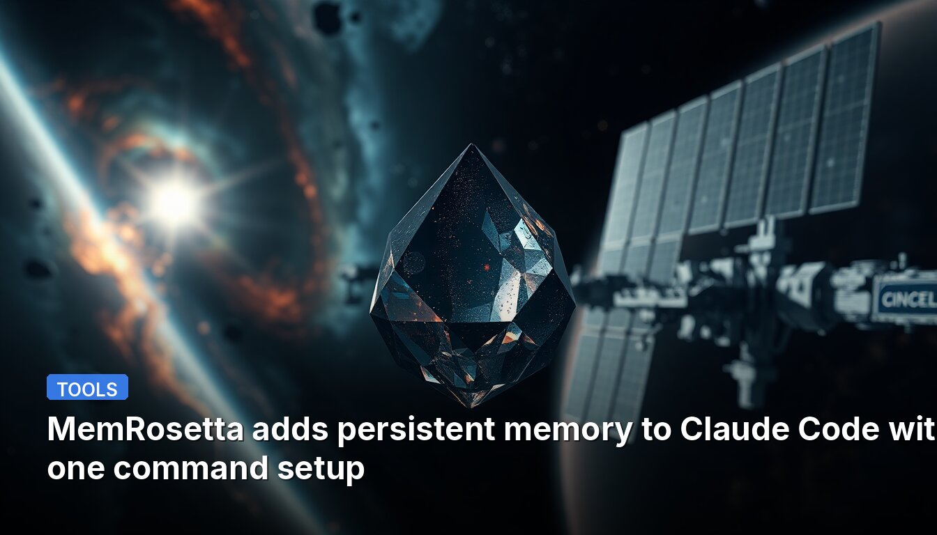 MemRosetta adds persistent memory to Claude Code with one command setup