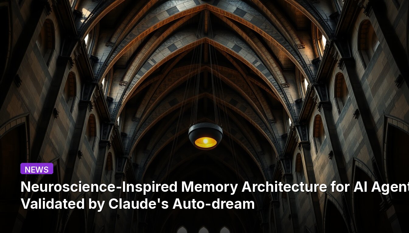 Neuroscience-Inspired Memory Architecture for AI Agents Validated by Claude's Auto-dream