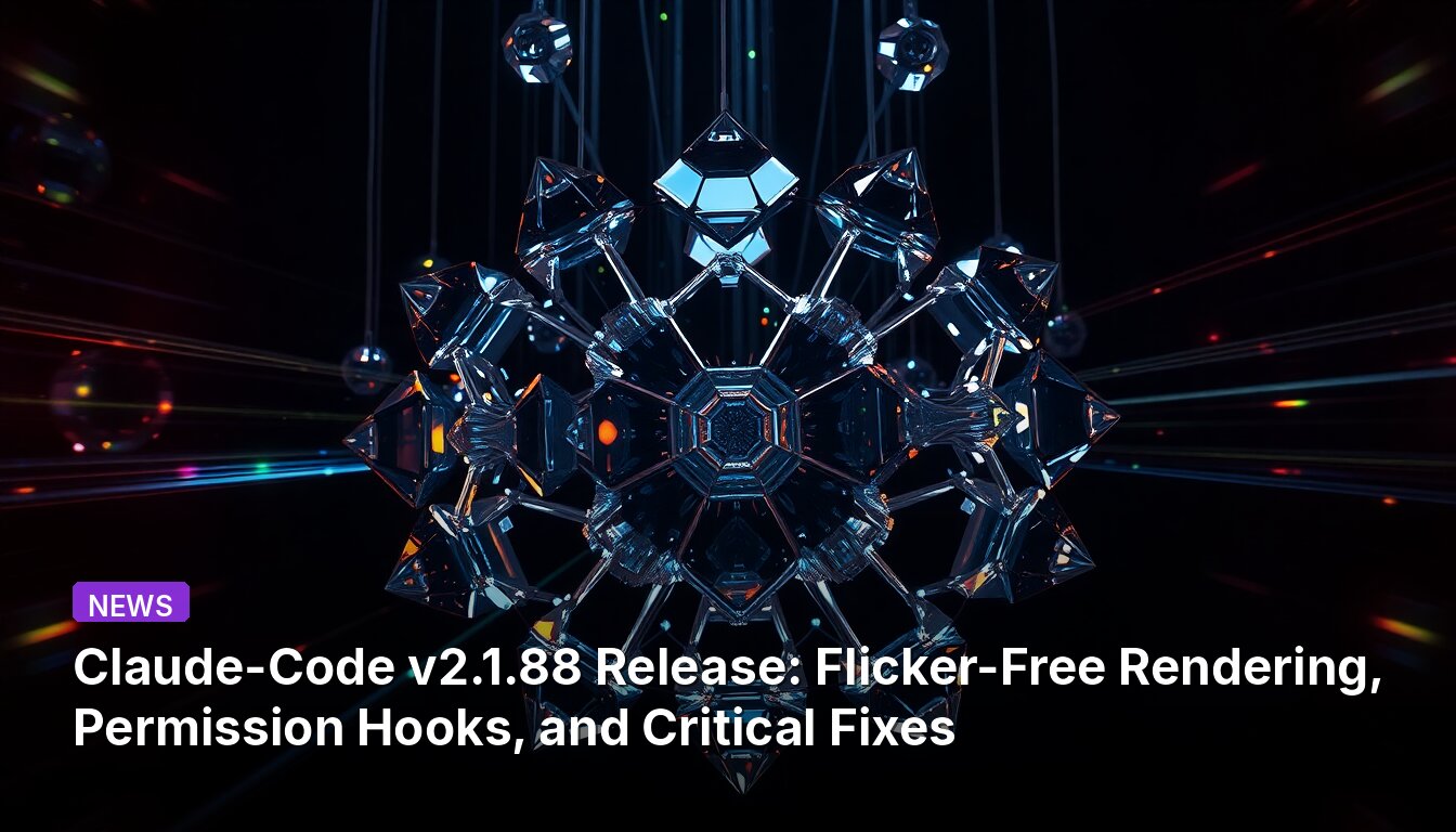 Claude-Code v2.1.88 Release: Flicker-Free Rendering, Permission Hooks, and Critical Fixes