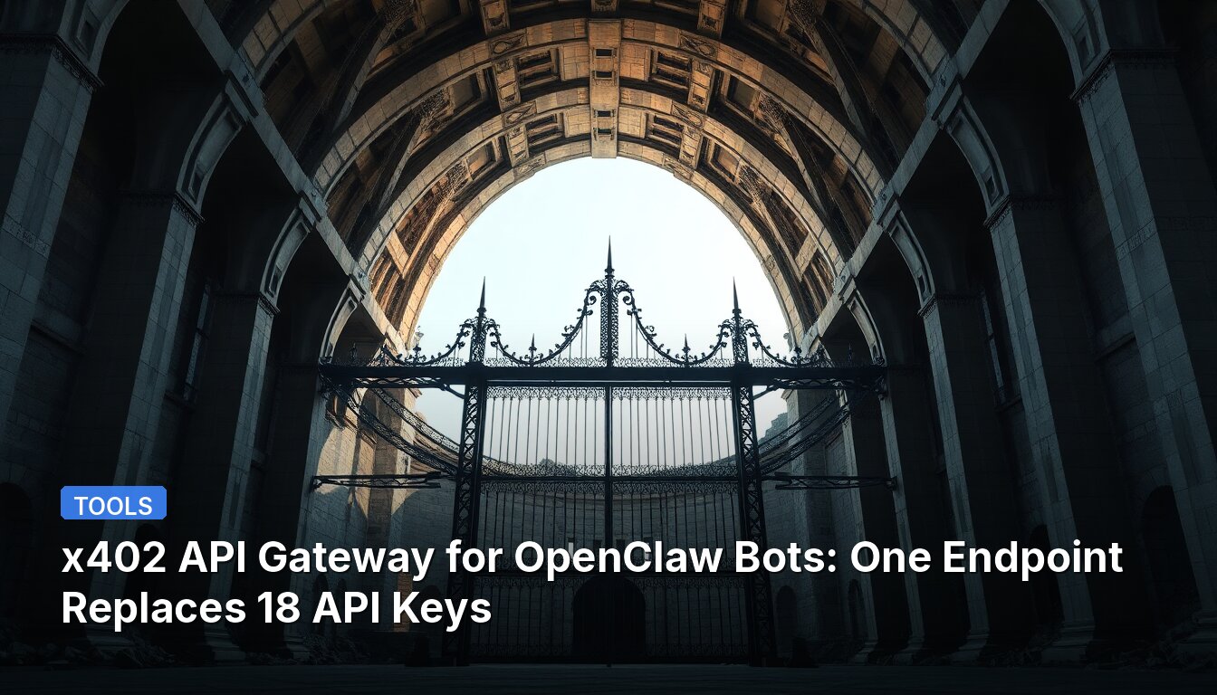 x402 API Gateway for OpenClaw Bots: One Endpoint Replaces 18 API Keys