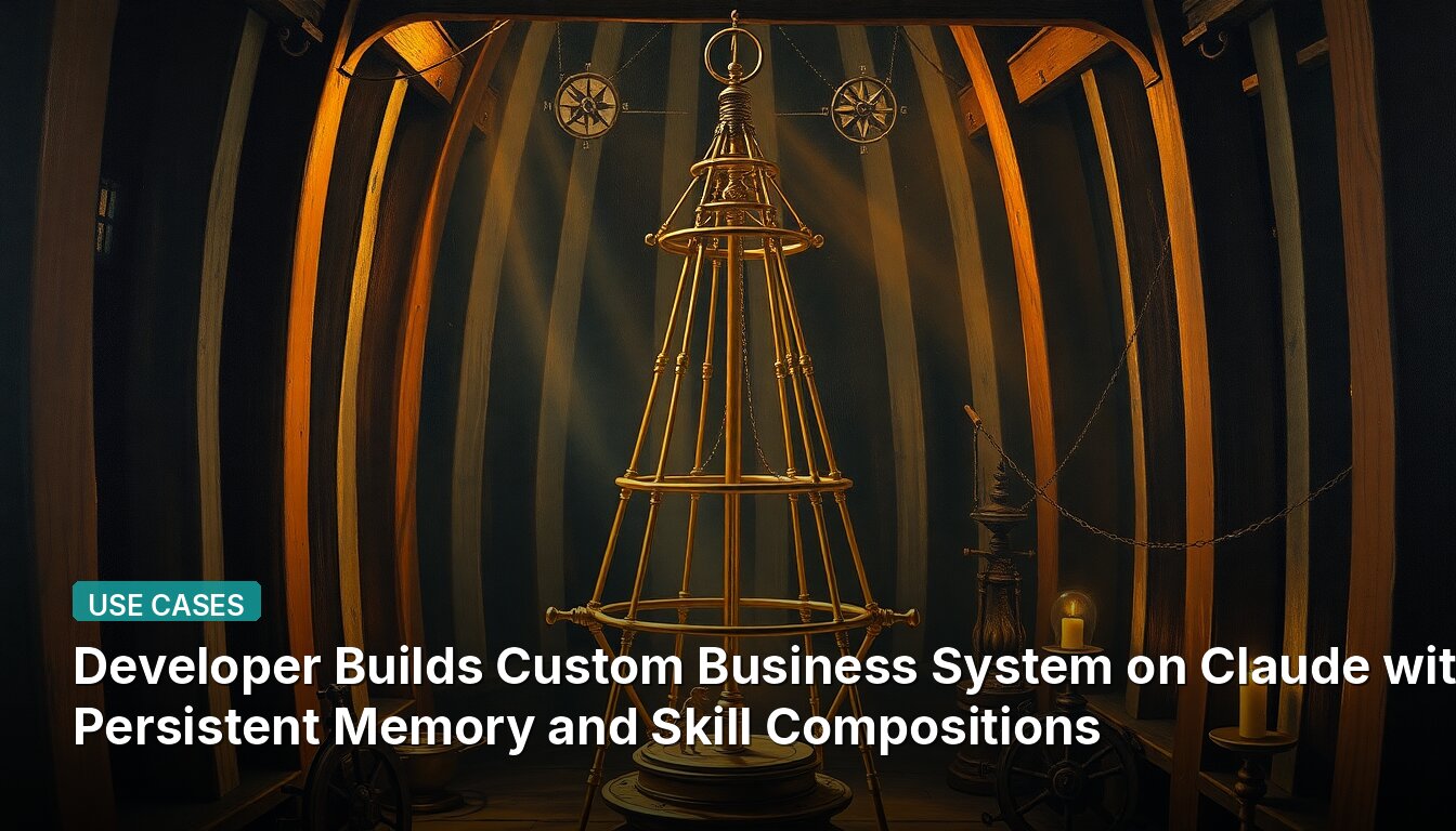 Developer Builds Custom Business System on Claude with Persistent Memory and Skill Compositions