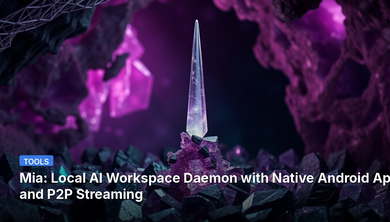 Mia: Local AI Workspace Daemon with Native Android App and P2P Streaming