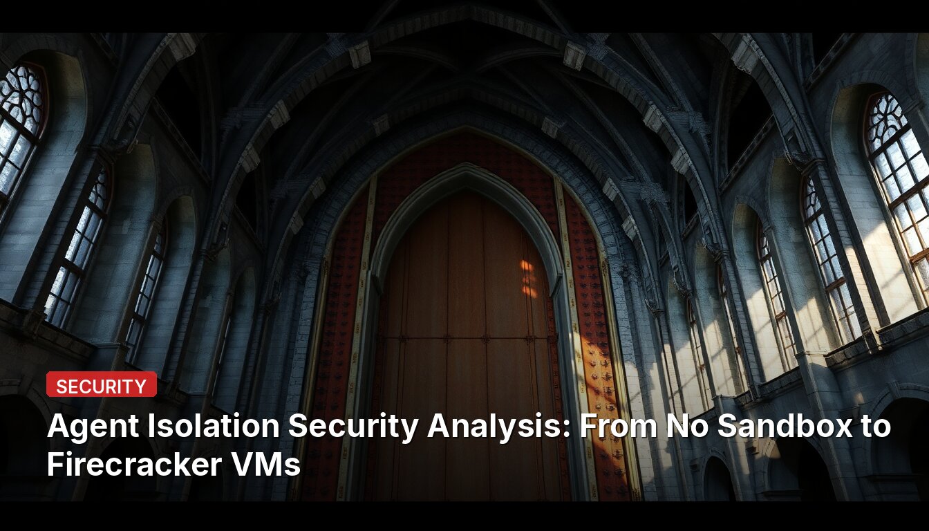 Agent Isolation Security Analysis: From No Sandbox to Firecracker VMs