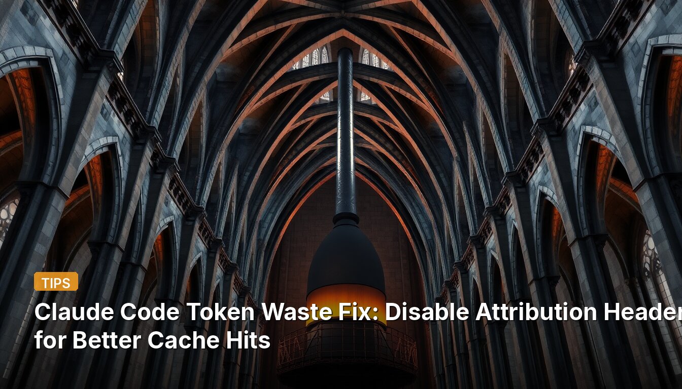 Claude Code Token Waste Fix: Disable Attribution Header for Better Cache Hits