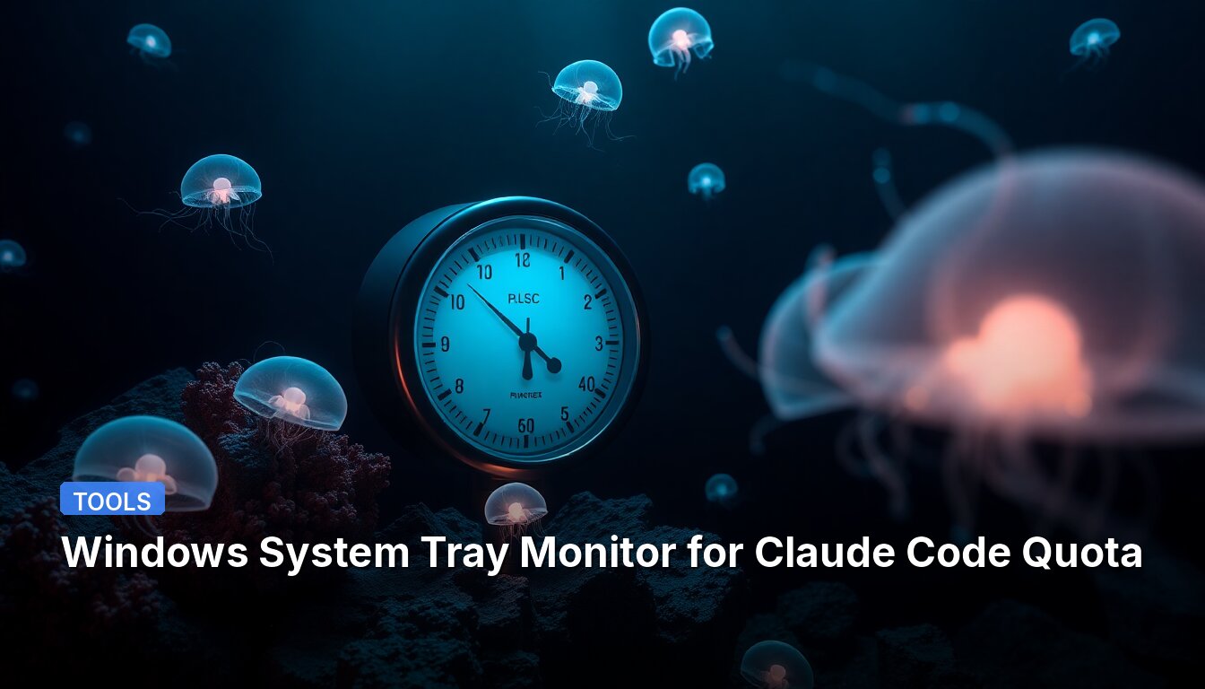 Windows System Tray Monitor for Claude Code Quota