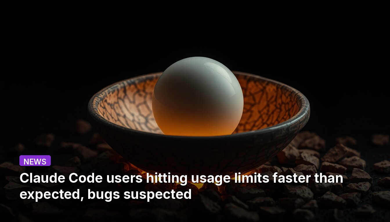 Claude Code users hitting usage limits faster than expected, bugs suspected