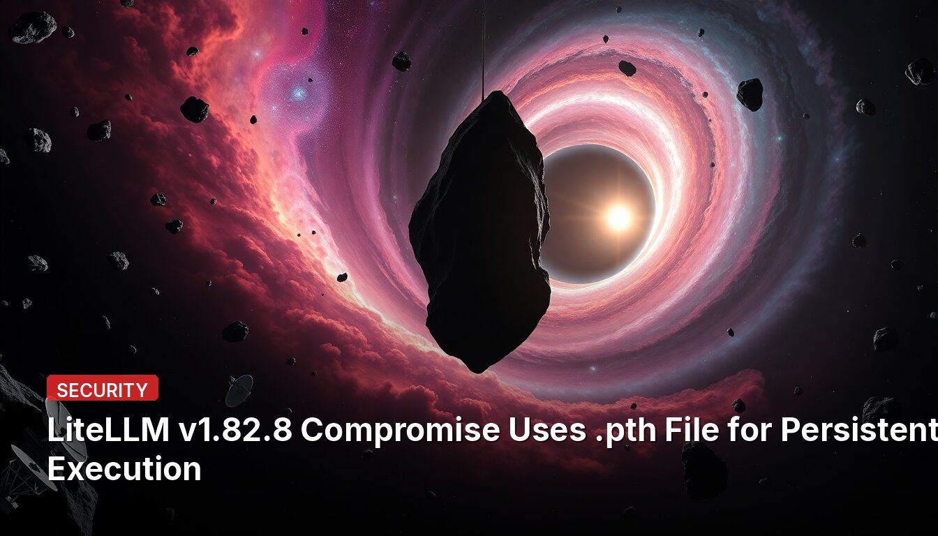 LiteLLM v1.82.8 Compromise Uses .pth File for Persistent Execution