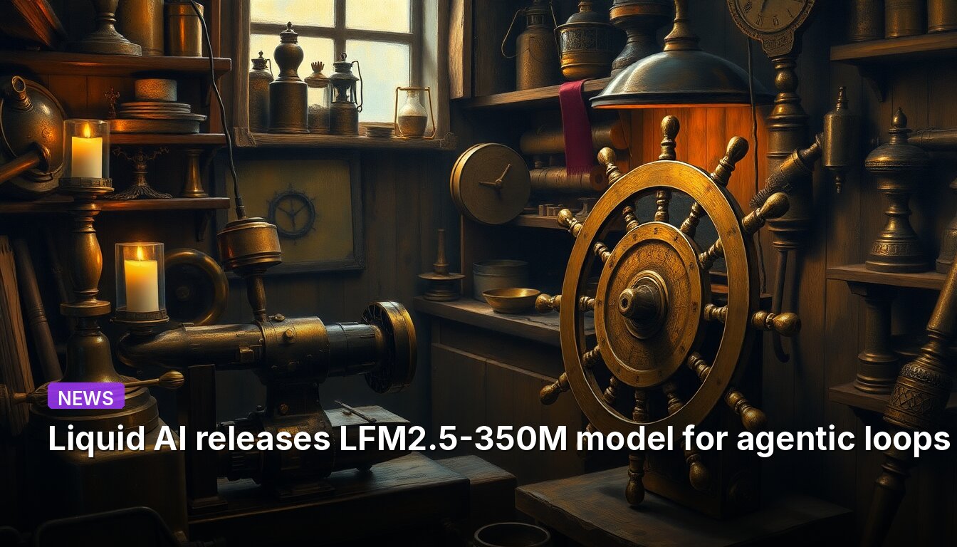 Liquid AI releases LFM2.5-350M model for agentic loops