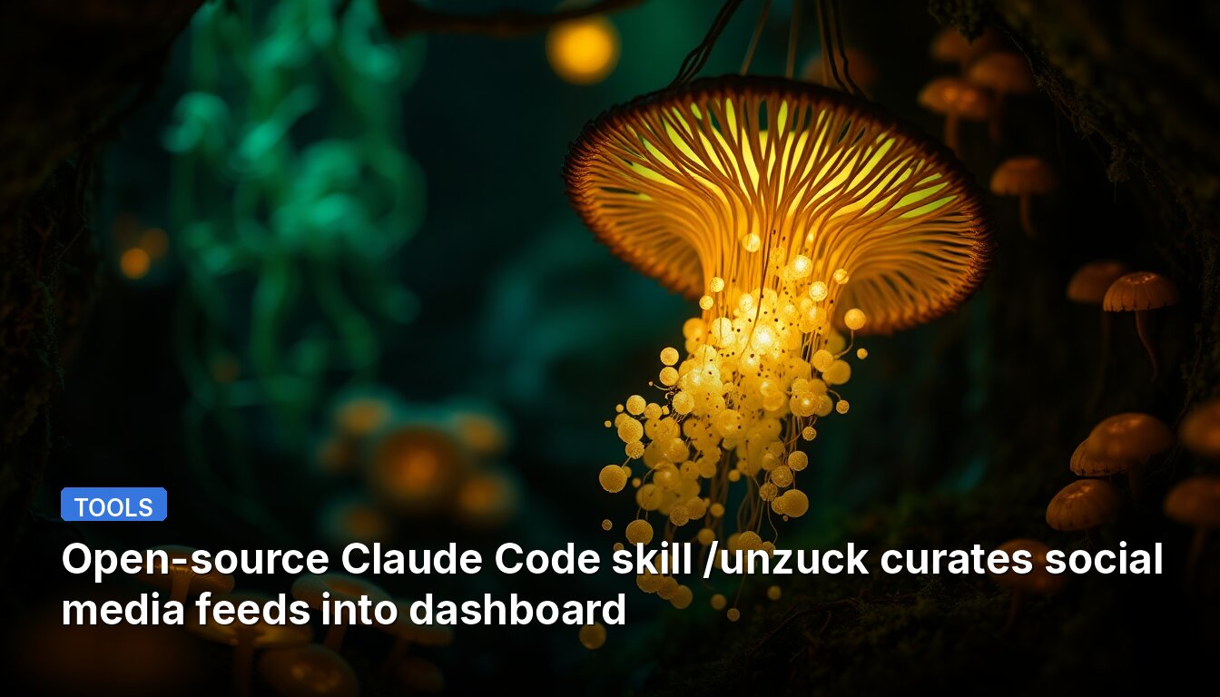 Open-source Claude Code skill /unzuck curates social media feeds into dashboard