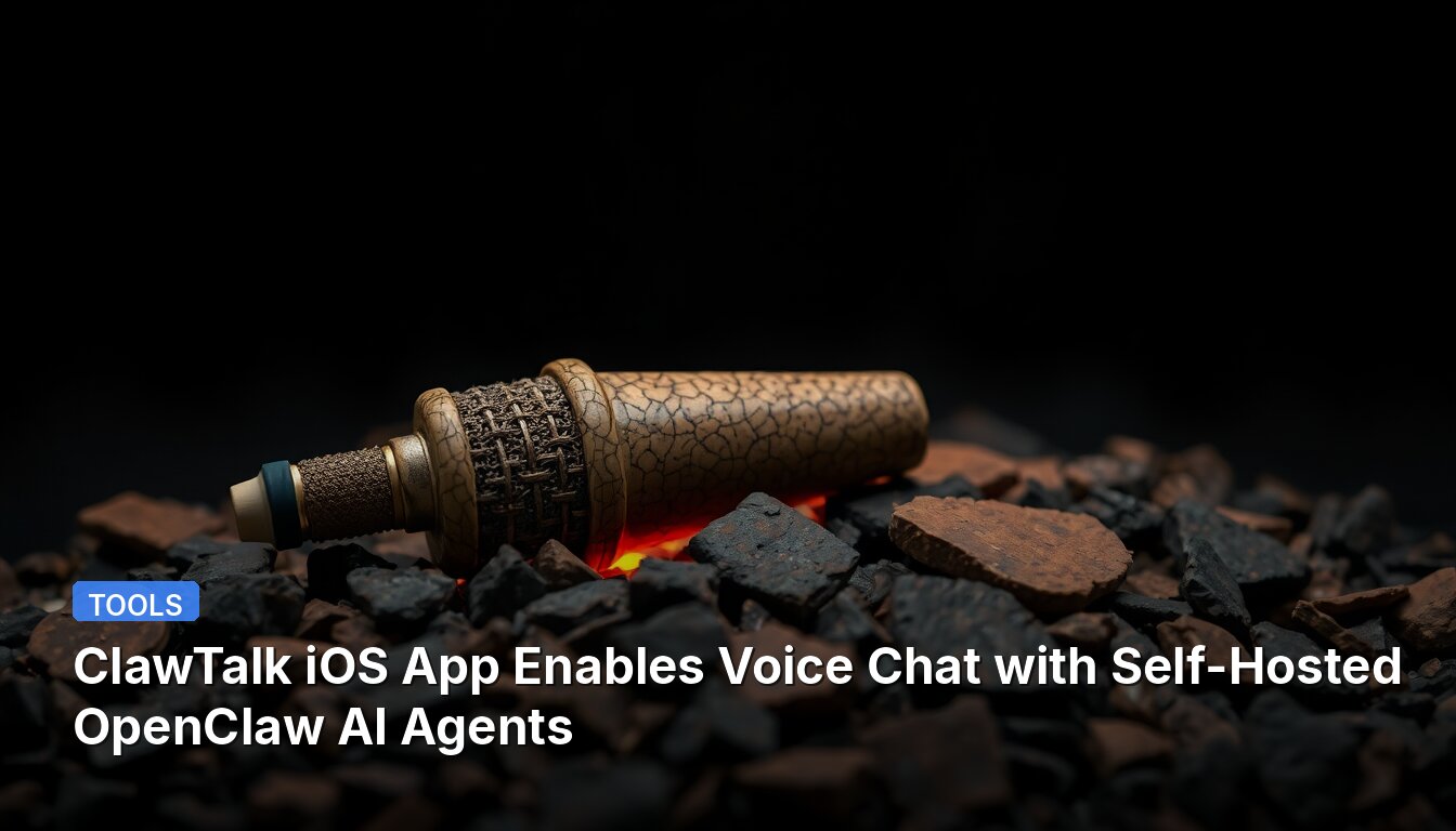 ClawTalk iOS App Enables Voice Chat with Self-Hosted OpenClaw AI Agents