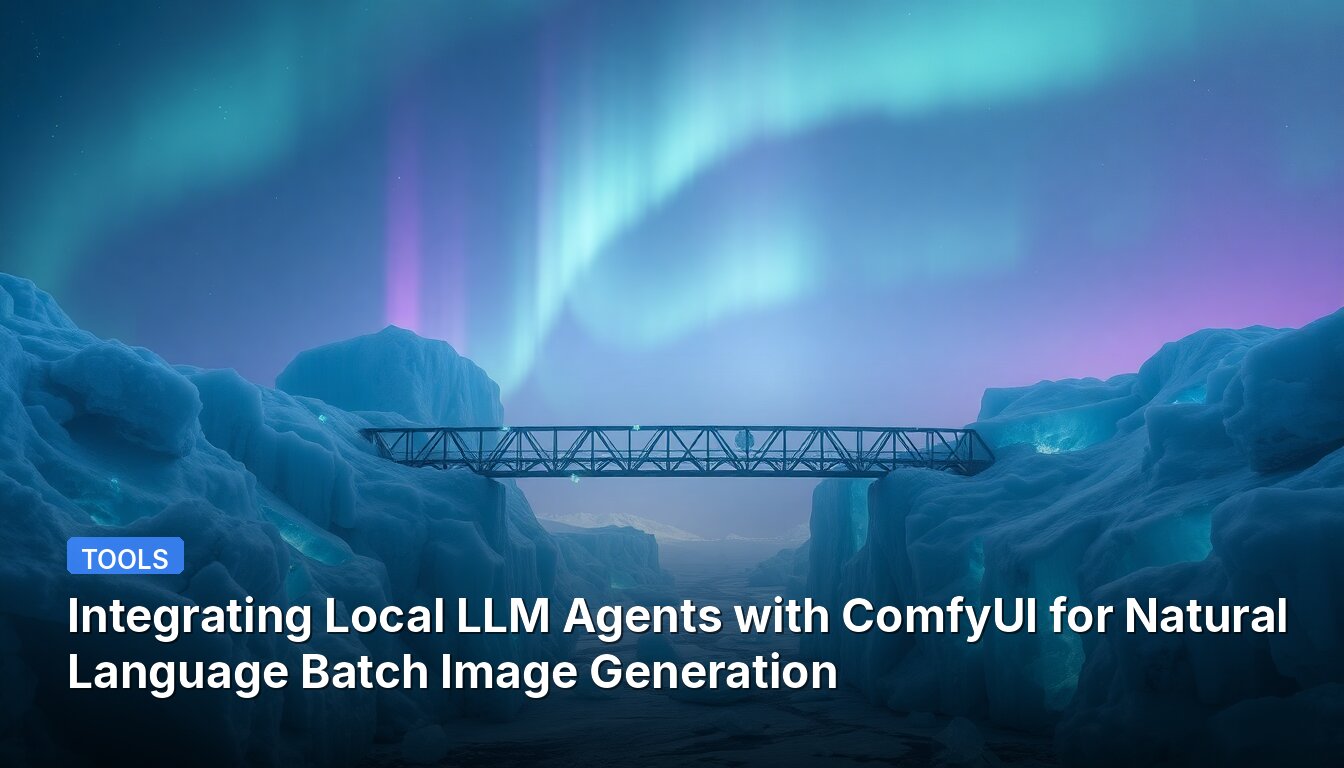 Integrating Local LLM Agents with ComfyUI for Natural Language Batch Image Generation