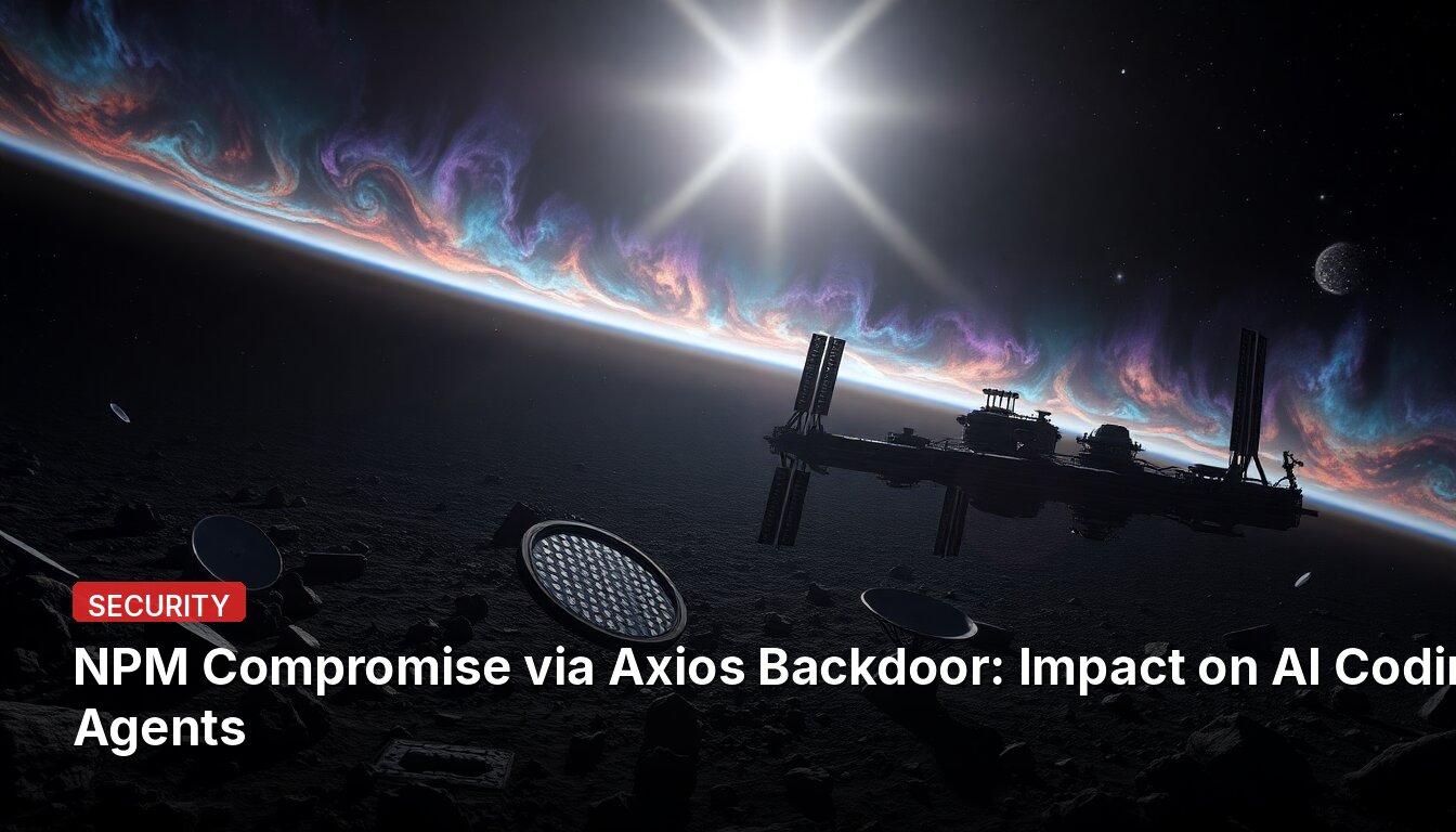 NPM Compromise via Axios Backdoor: Impact on AI Coding Agents