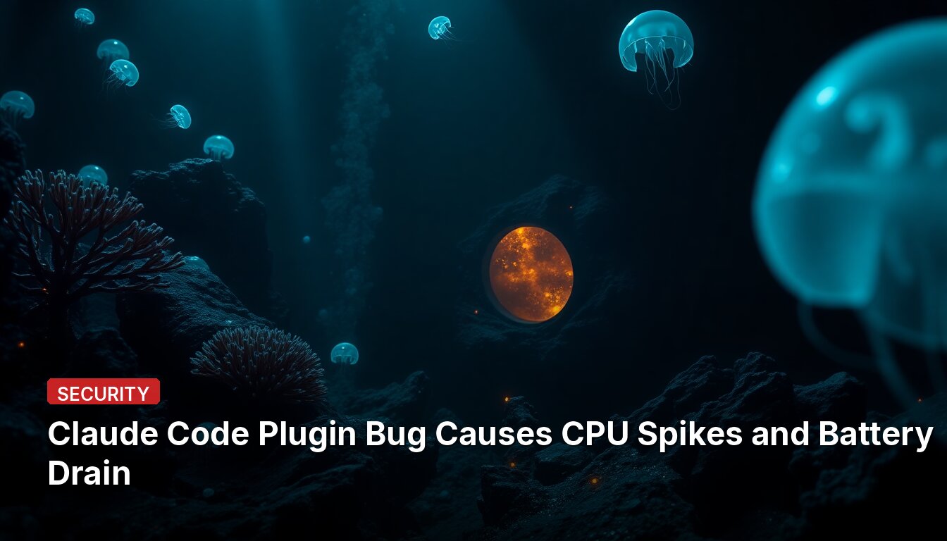 Claude Code Plugin Bug Causes CPU Spikes and Battery Drain