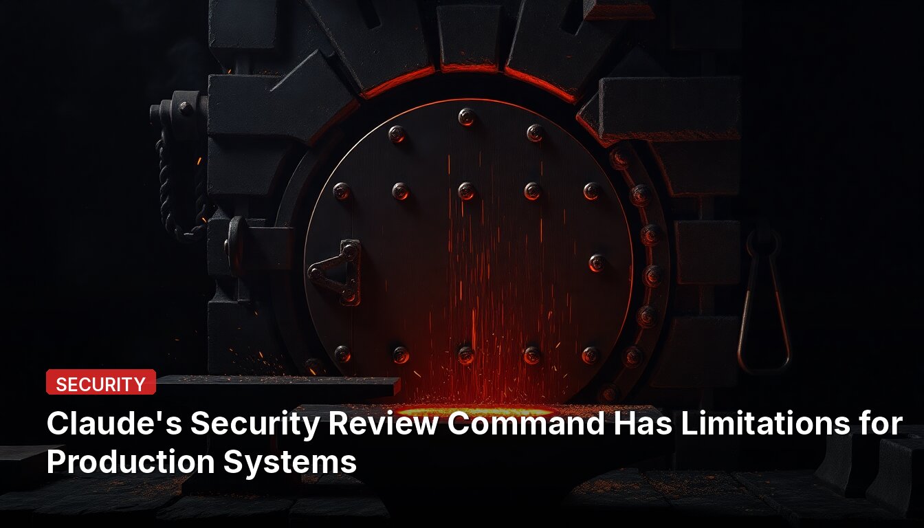 Claude's Security Review Command Has Limitations for Production Systems