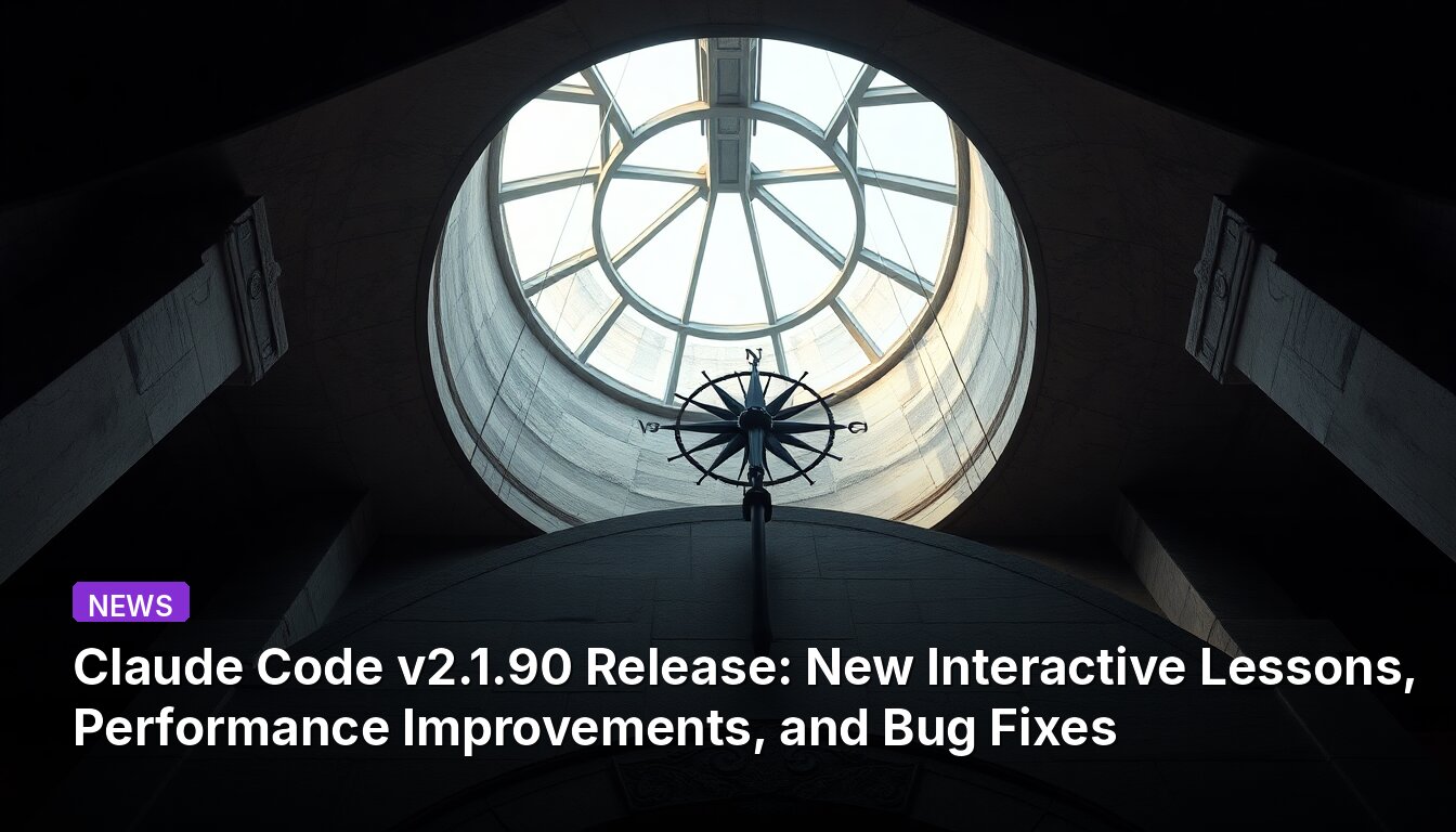 Claude Code v2.1.90 Release: New Interactive Lessons, Performance Improvements, and Bug Fixes