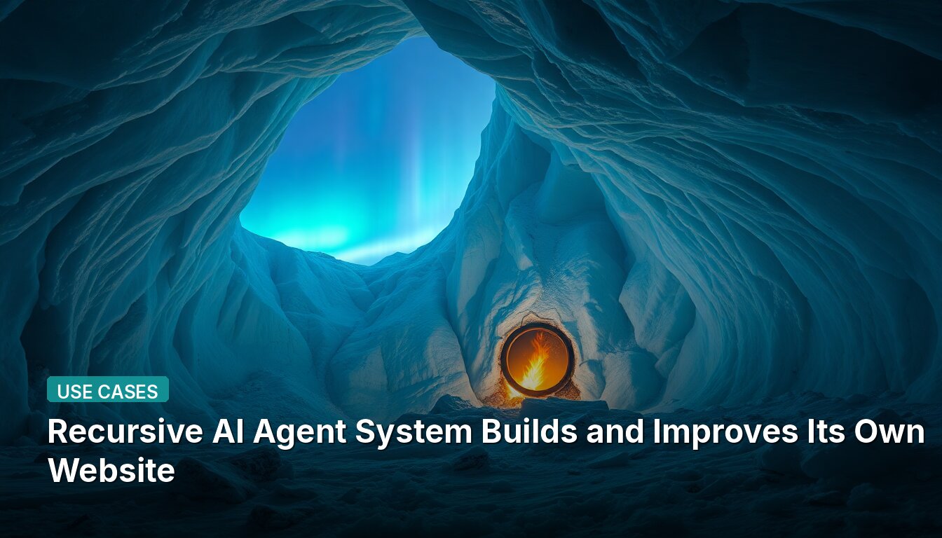 Recursive AI Agent System Builds and Improves Its Own Website
